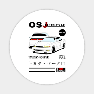 JZX90 OSJ LifeStyle [Black Edition] Magnet